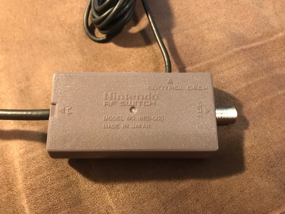 Official Nintendo Nes RF Switch Audio Video Adapter! ~ Fast Shipping! Authentic!