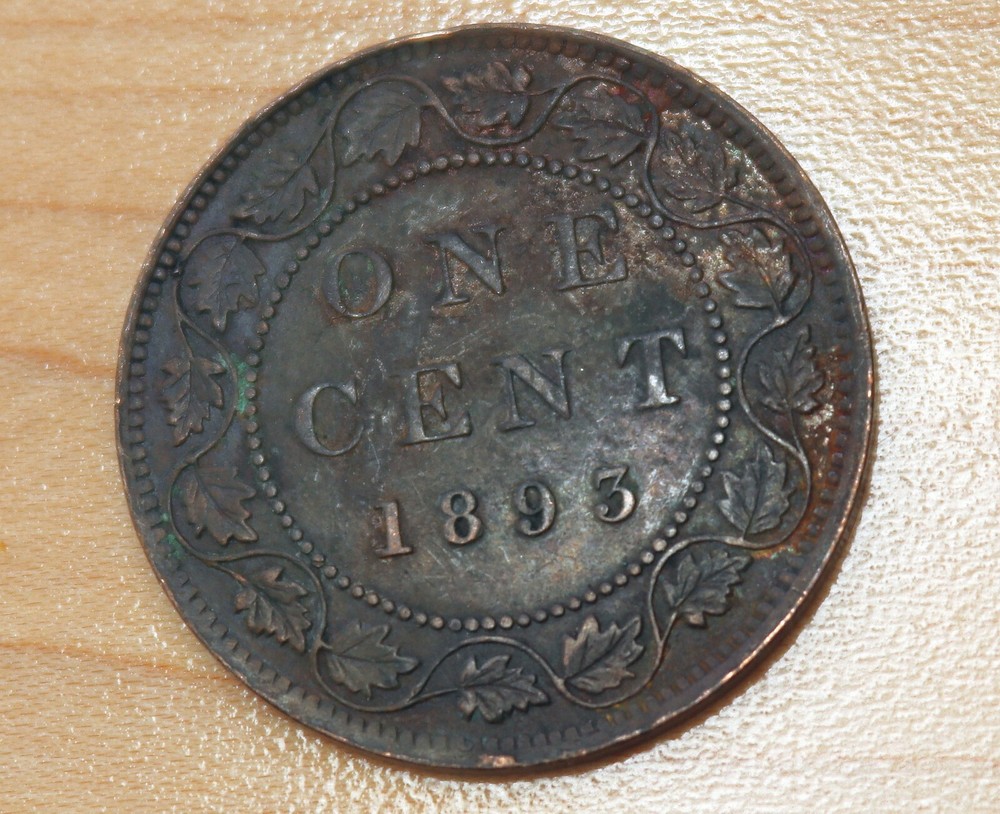 1893 Canada 1 Cent Victoria
