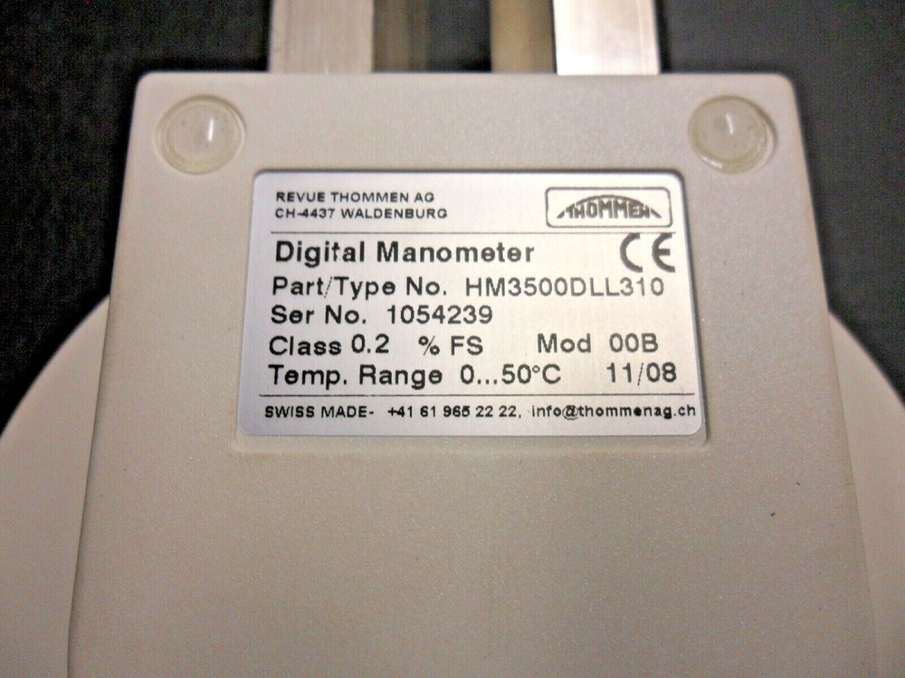 THOMMEN Digital Manometer HM35(Ex) HM3500DLL310 Kit