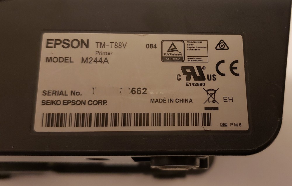 Epson TM-T88V Thermal Receipt Printer - C31CA85084