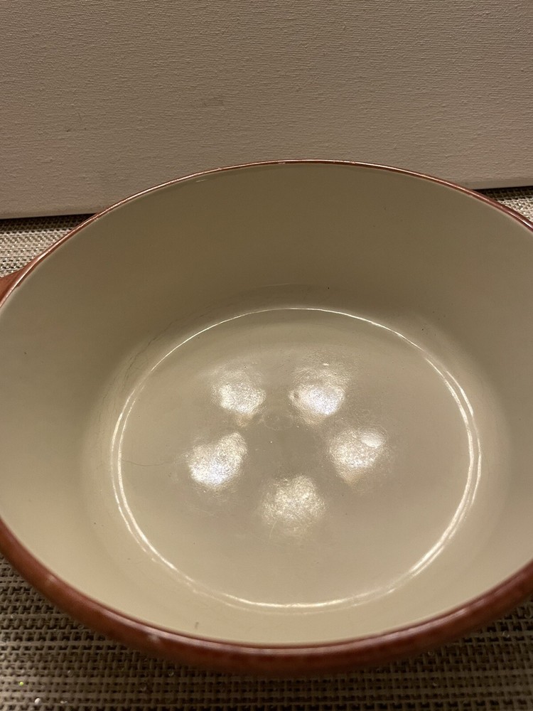 BAKER Sweden Brown Birds Design Oval 9” Ceramic