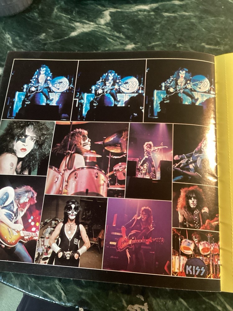 KISS on Tour 1976 Program Original Vintage Gene Paul Ace Peter