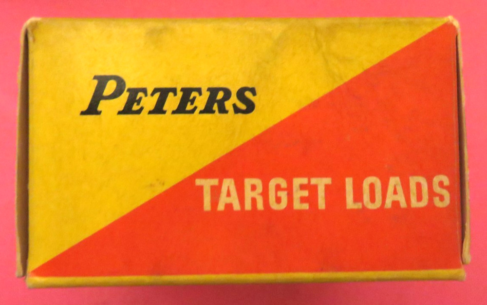 Vintage Peters Empty Target Loads 12 Gauge Shell Box