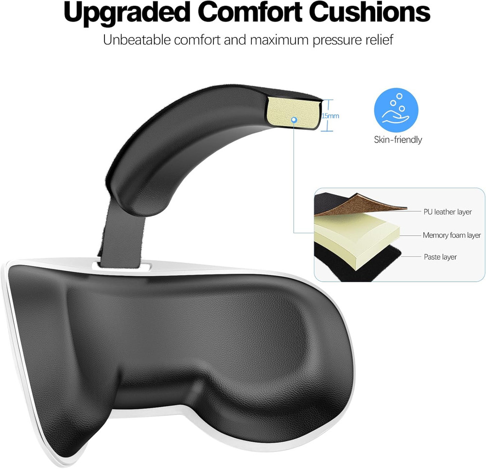 Head Strap Compatible with Oculus Quest 2,Meta Quest 2 Accessories Adjustable El