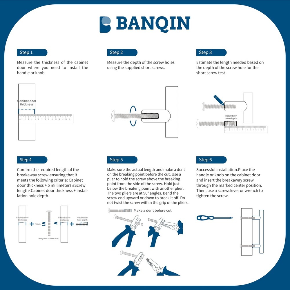 Cabinet Handles Kitchen Drawer Pulls and Knobs, 10Pack Gold 5inch Hole Center...