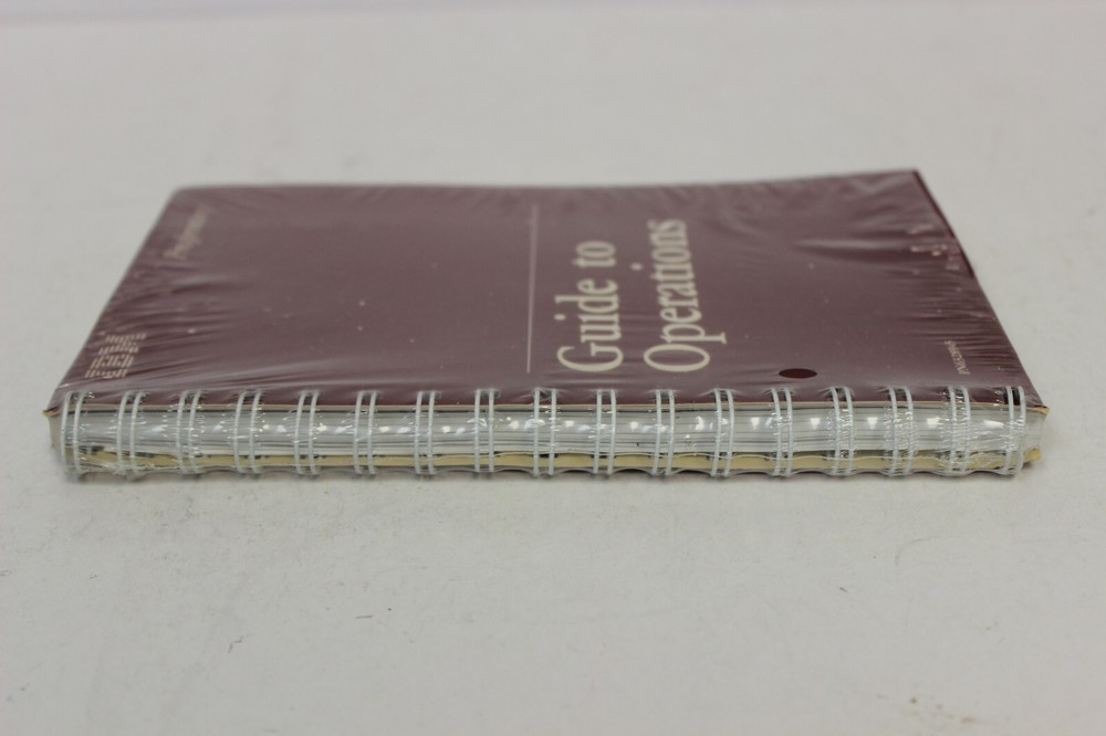 IBM ORIGINAL PROPRINTER GUIDE TO OPERATIONS 6328945 NEW SEALED