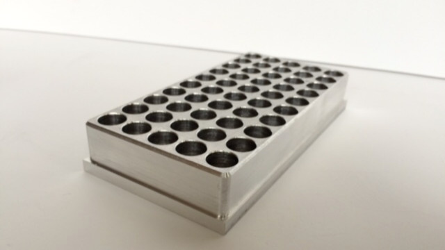 32 ACP Ammo Reloading Block Solid Aluminum 50 rounds