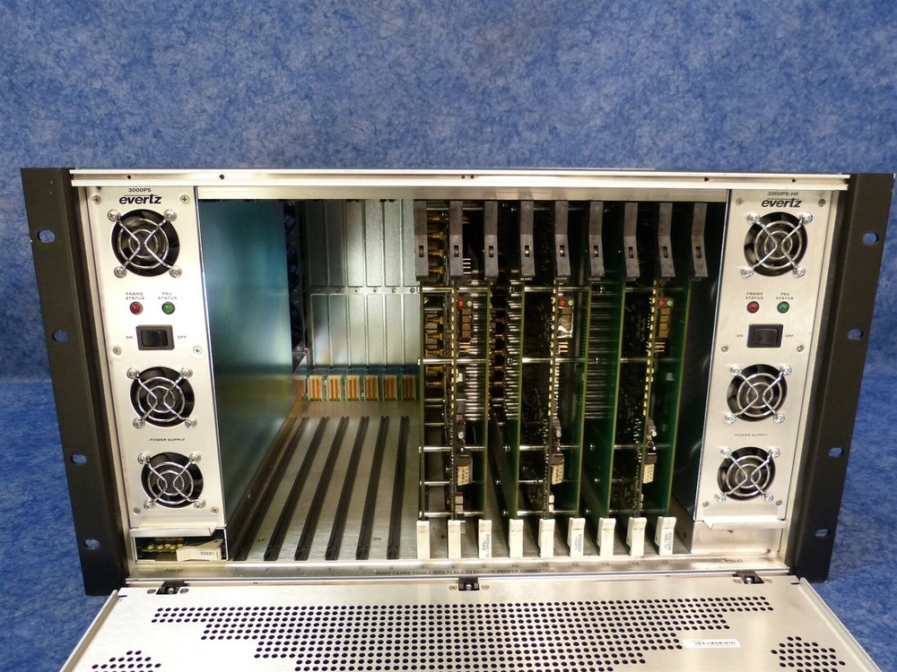 Evertz 3000FR 3000MVP Multi-Image Processor with cards