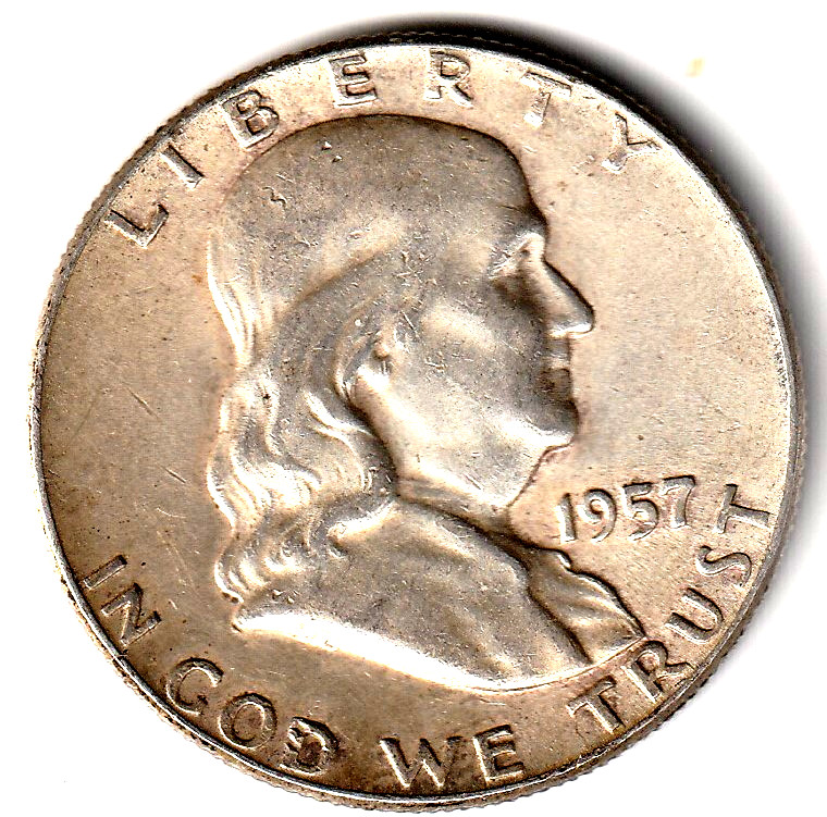 1957  Franklin Half Dollar