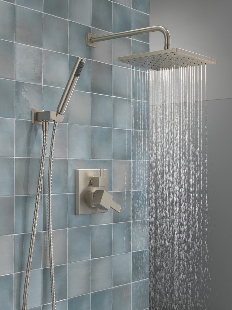 Delta 342701 Modern Square Non Shared Function Shower System - Black