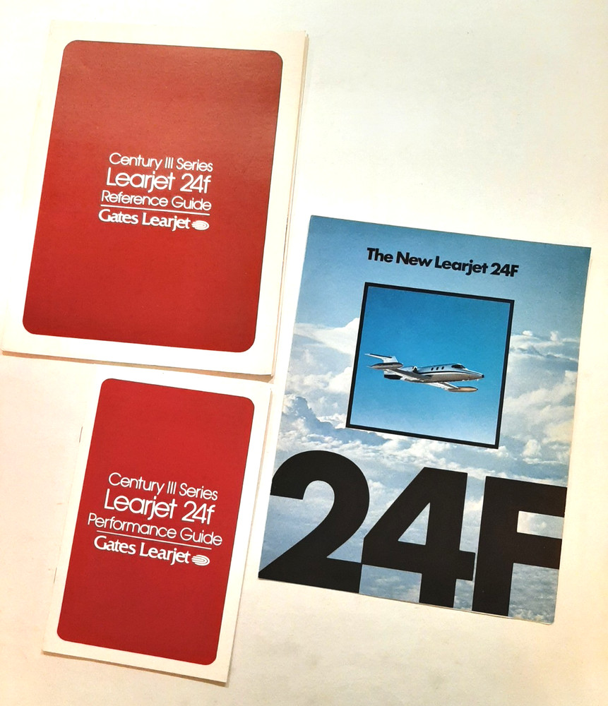 Gates Learjet 24F Brochure & Performance Guide & Reference Guide Century III