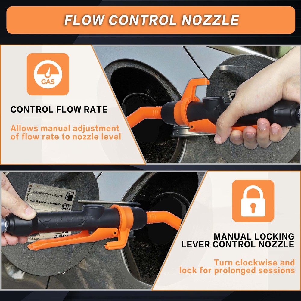 Portable Battery Powered Gas Transfer Pump, Operated Liquid...