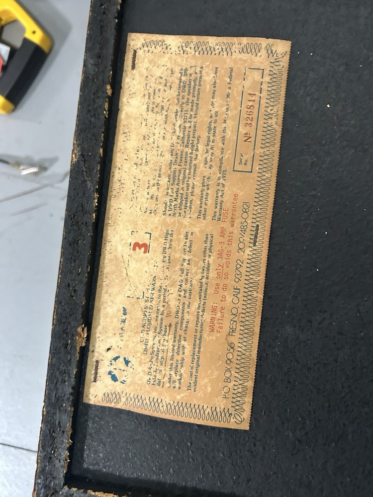 VTG DWD Loud Speakers