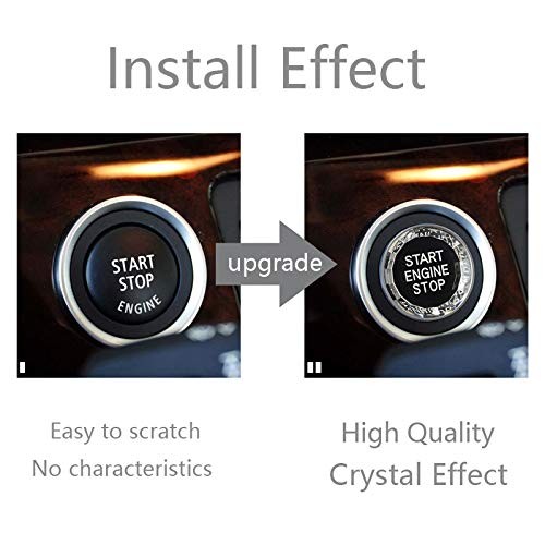 crystal style engine start stop switch ignition button fit E chassis code E60