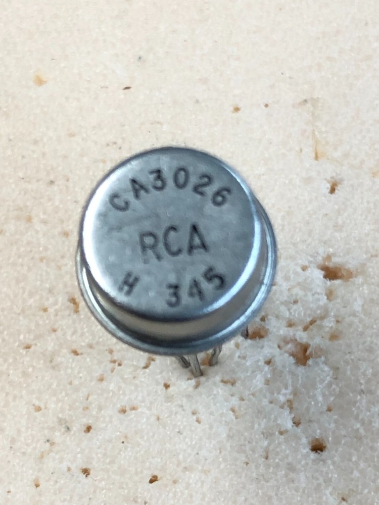 IC RCA  CA3026 cross to NTE906