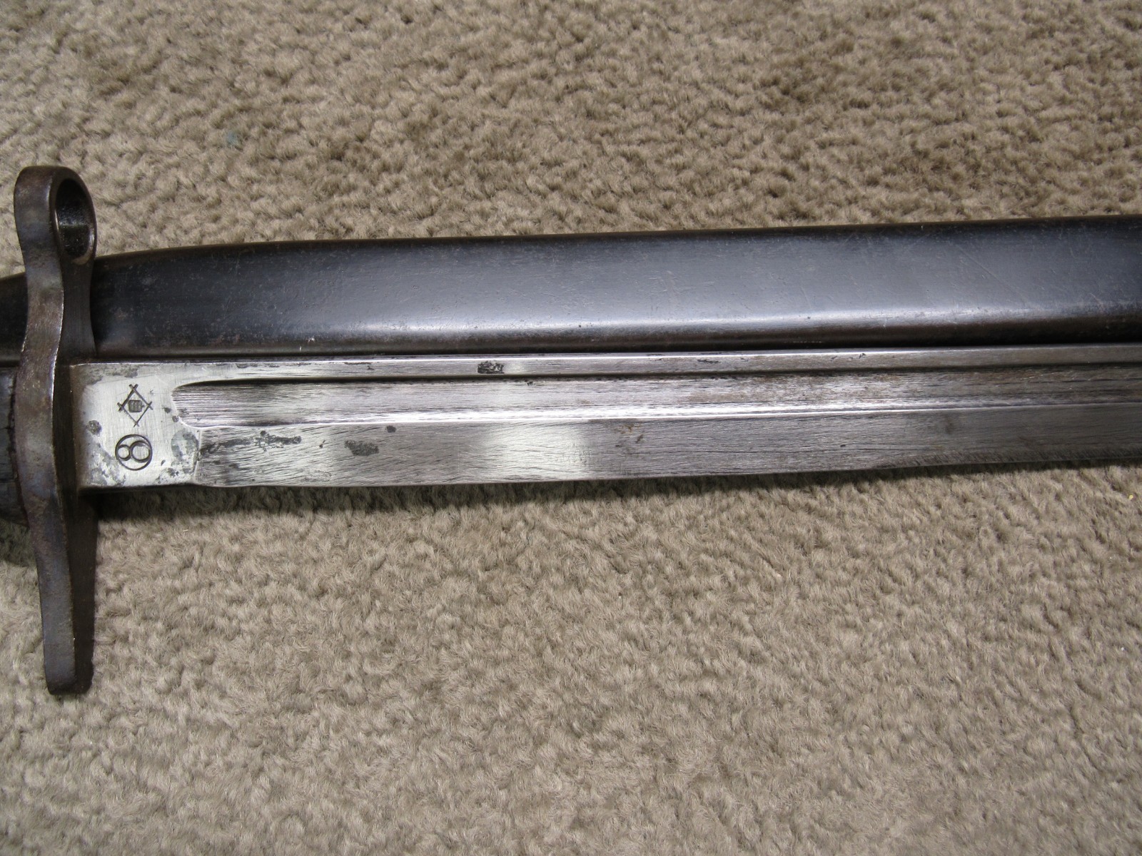 WW2 Japanese Type 30 Bayonet W/ Scabbard Toyoda Jido Shokki Seisakusho Arsenal