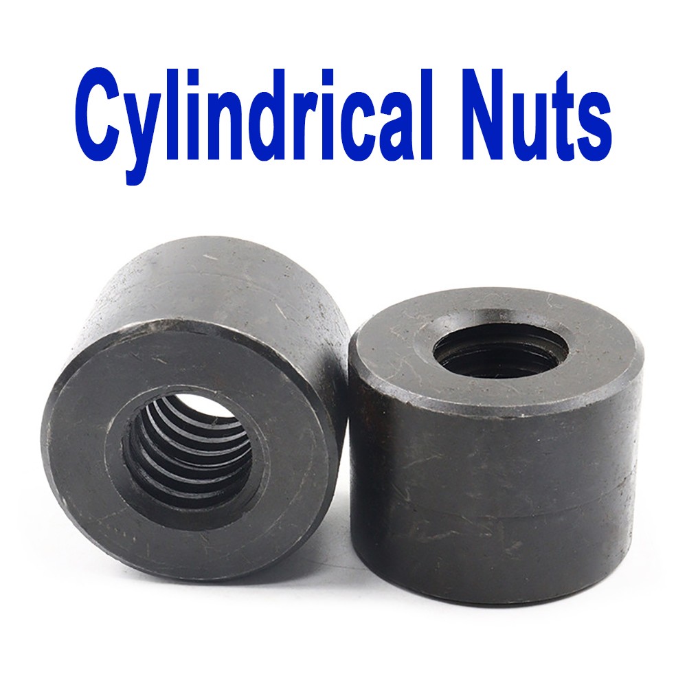 T40 Cylindrical Nuts Round Flange Trapezoidal Nuts Left/Right-Hand Threaded Nut