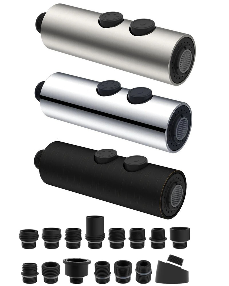 Pull Down Kitchen Faucet Head Replacement, 2 Function Pull Out Sink Spray Head