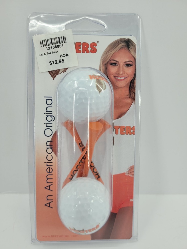 Hooters Golf Balls & Tees Set White