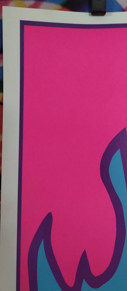 Who RoLLed MarY Jane? 1969 BLack Light PoSter