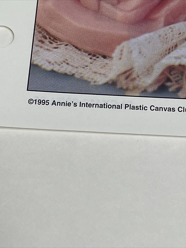 Accent Basket Annie's Attic Plastic Canvas Pattern