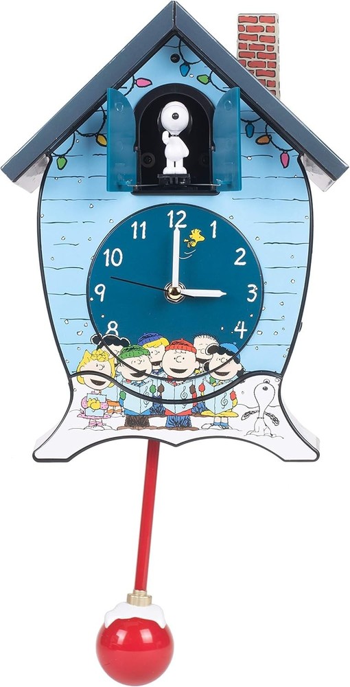 Mark Feldstein Snoopy Cuckoo Clock - Officially Licensed