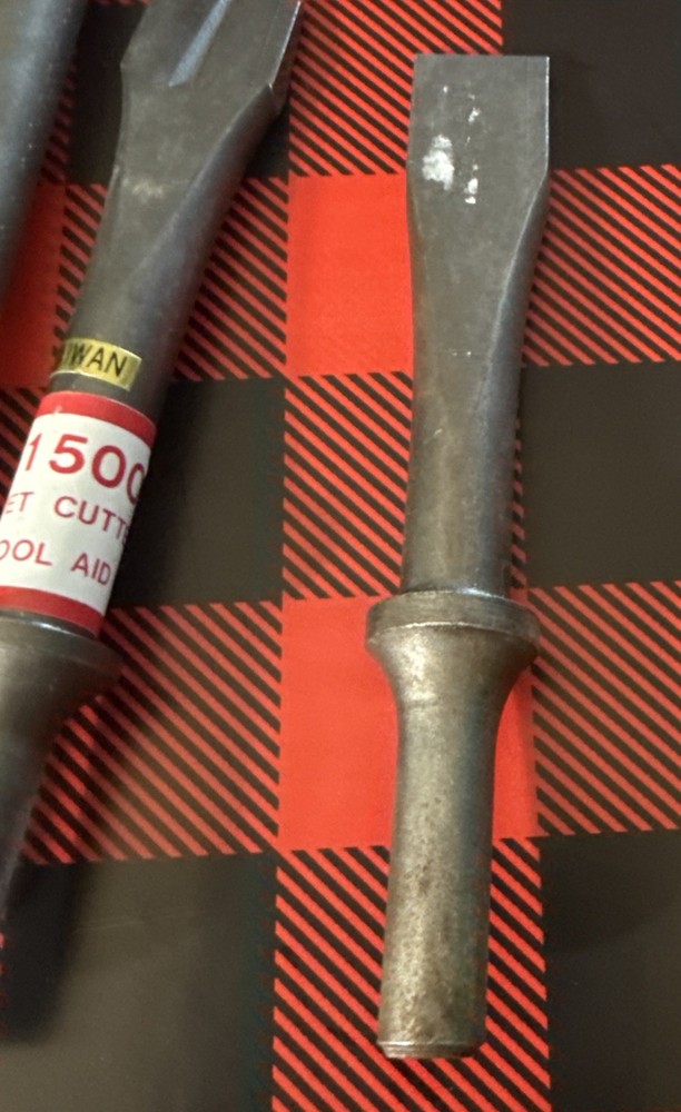 S&G TOOL AID 6pc PNEUMATIC AIR CHISEL PUNCH AUTO BODY WORK SET WELD BREAK “RUST”