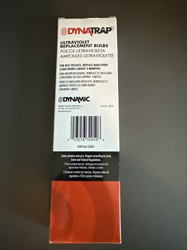 Dynatrap Ultraviolet Replacement Bulbs 32050