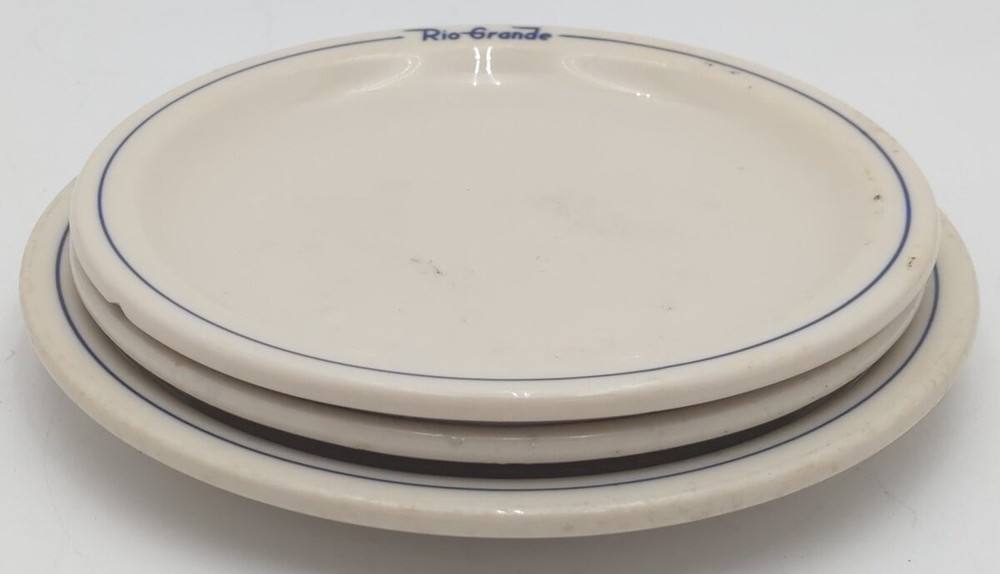 Syracuse China Rio Grande Prospector Pattern Small & Medium Plates [3] EX