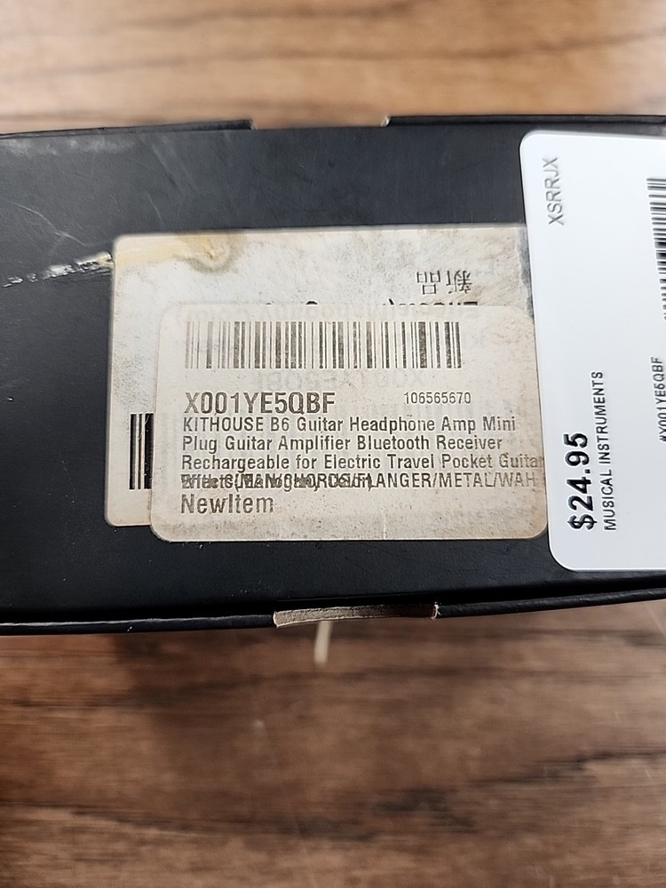 B6 Guitar Headphone Amp Mini Plug Guitar Amplifier Bluetooth Receiver