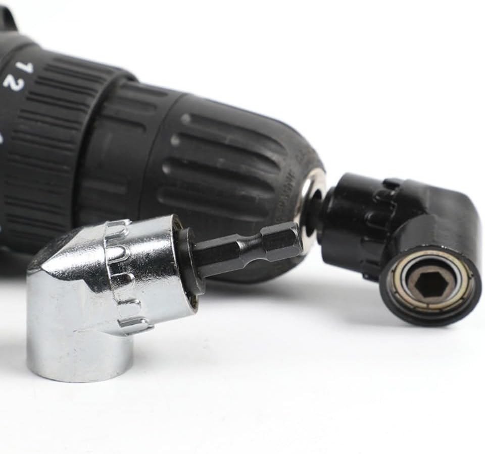 Right Angle Drill Adapter, 105 Degree Right Angle Drill Attachment, Power Screwd