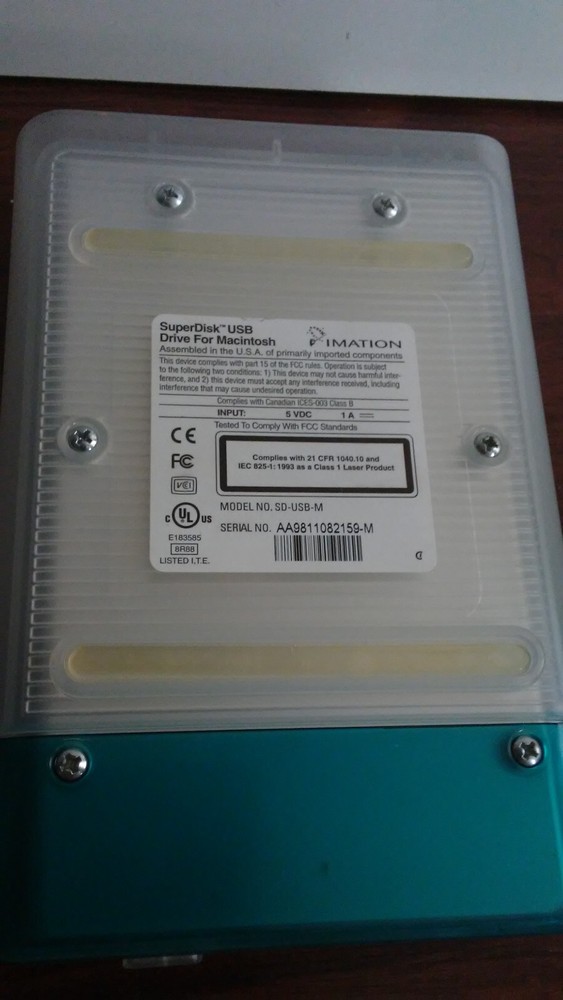 Imation SD-USB-M SuperDisk USB Drive for Macintosh