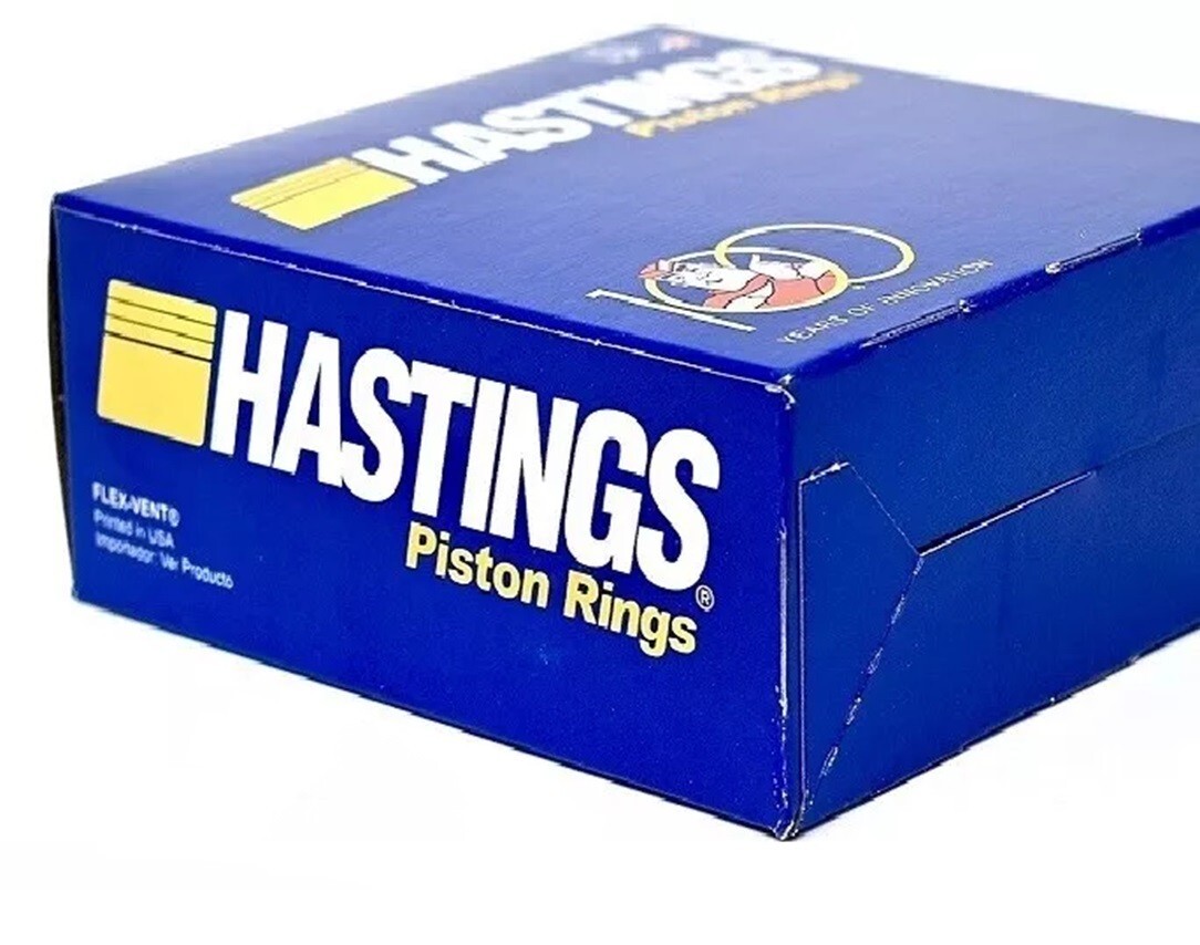 Hastings CAST Piston Rings Set Chevy SBC 327 350 383 5/64 5/64 3/16 +.030" over