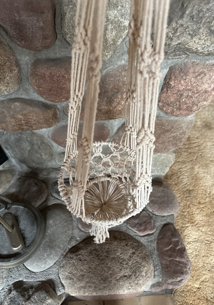 Hanging Macrame Plant Holder 40” Long