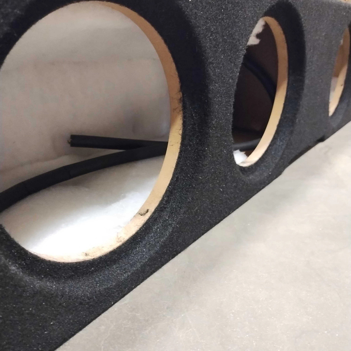 USED EMPTY QUAD 8" SUB ENCLOSURE - FITS 2019-2026 CHEVY SILVERADO CREW CAB