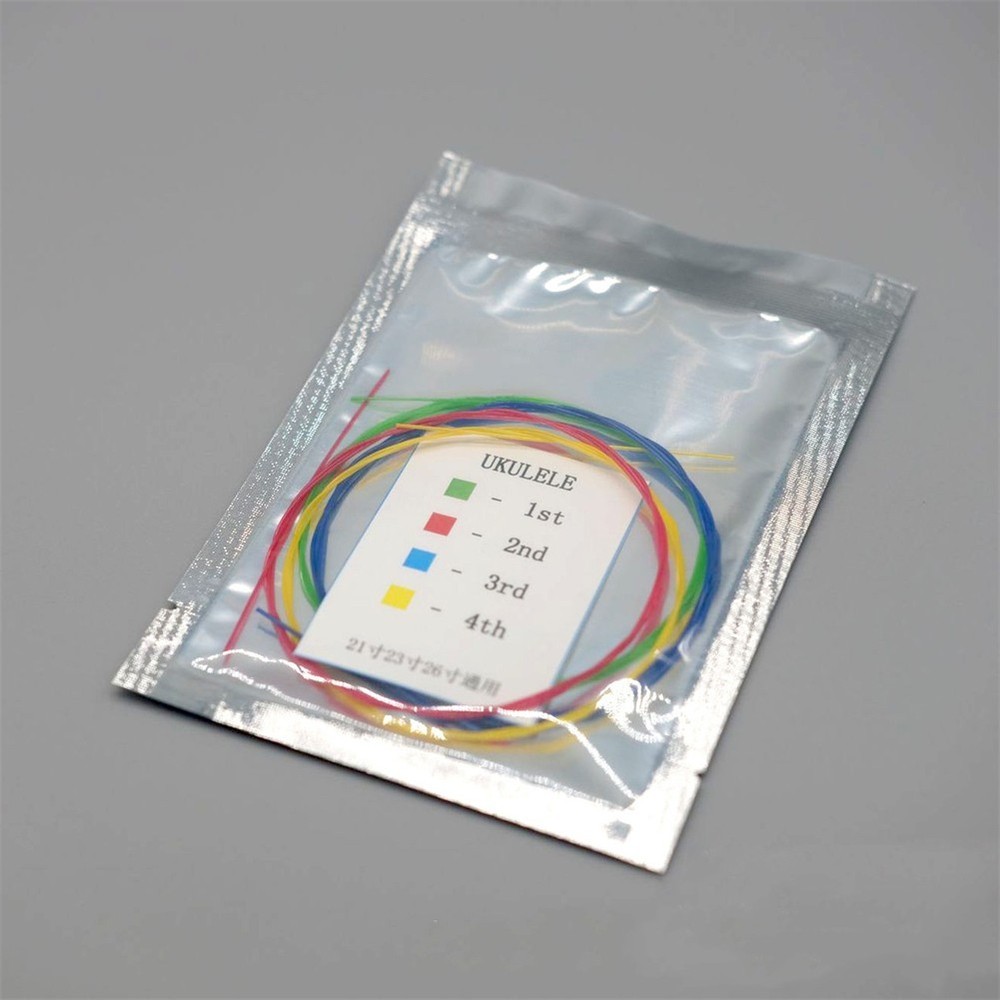 Ukulele Strings Set Nylon String Colourful Ukulele Replacement Accessories