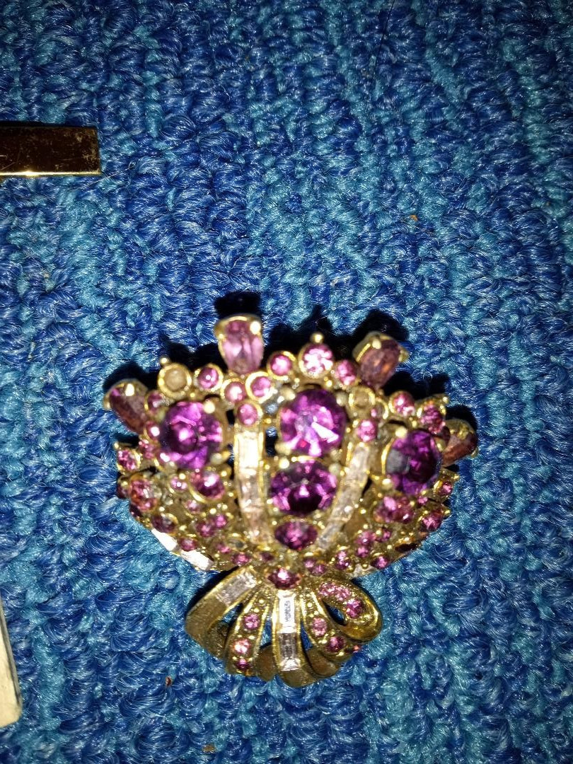 Vintage LOT Swank Horsehead and RCA Tie clips 3 Pins Canada Roller Coaster Heart