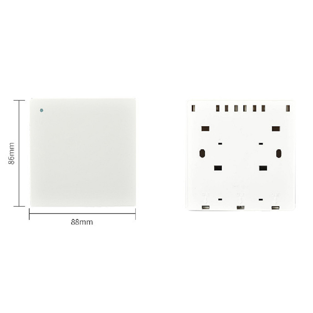 433MHz Wireless Remote Kinetic Self-Powered Wall Light Switch Remote Control