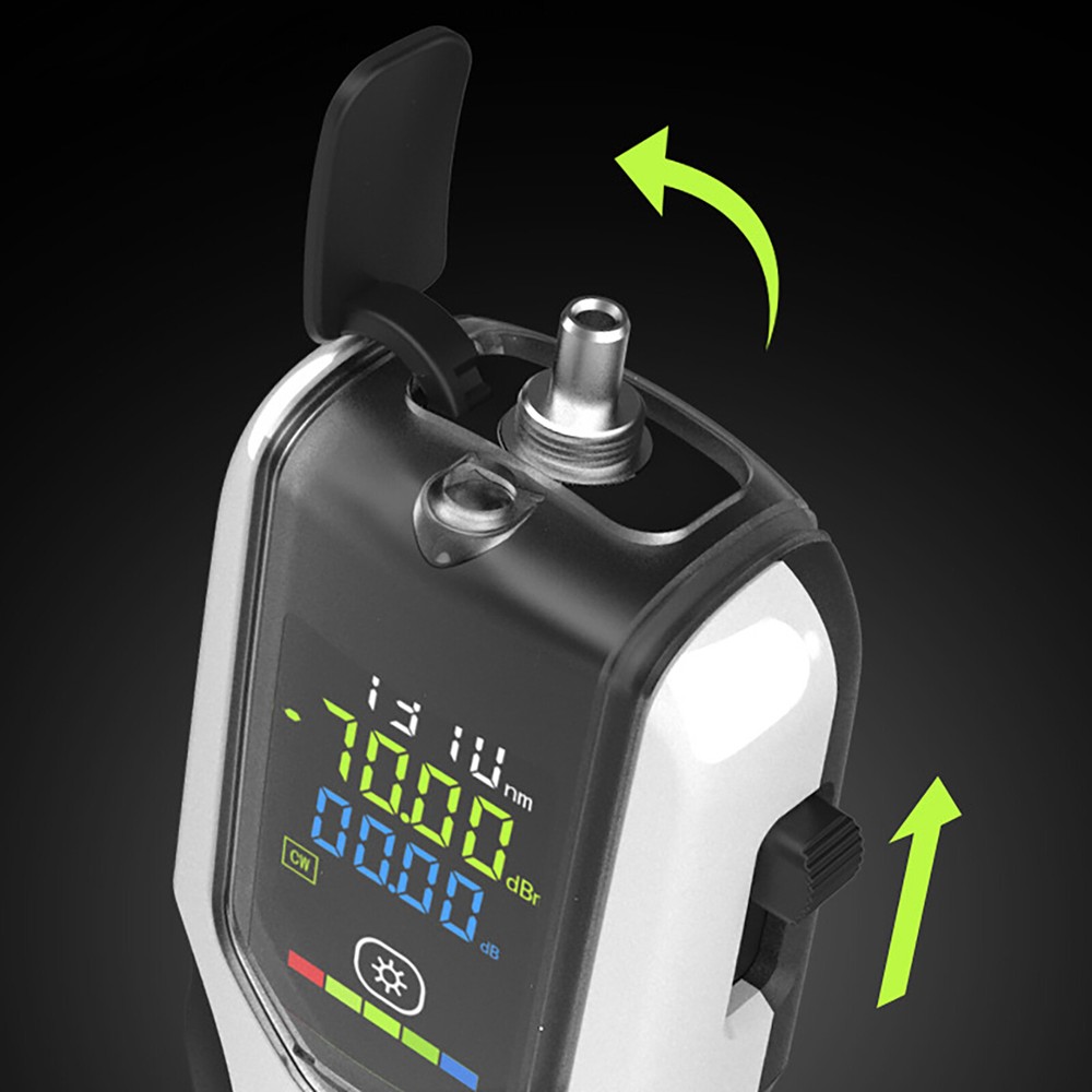 Multifunction Optical Power Meter ‑50~+26dBm Fiber Optic Cable Tester Tool