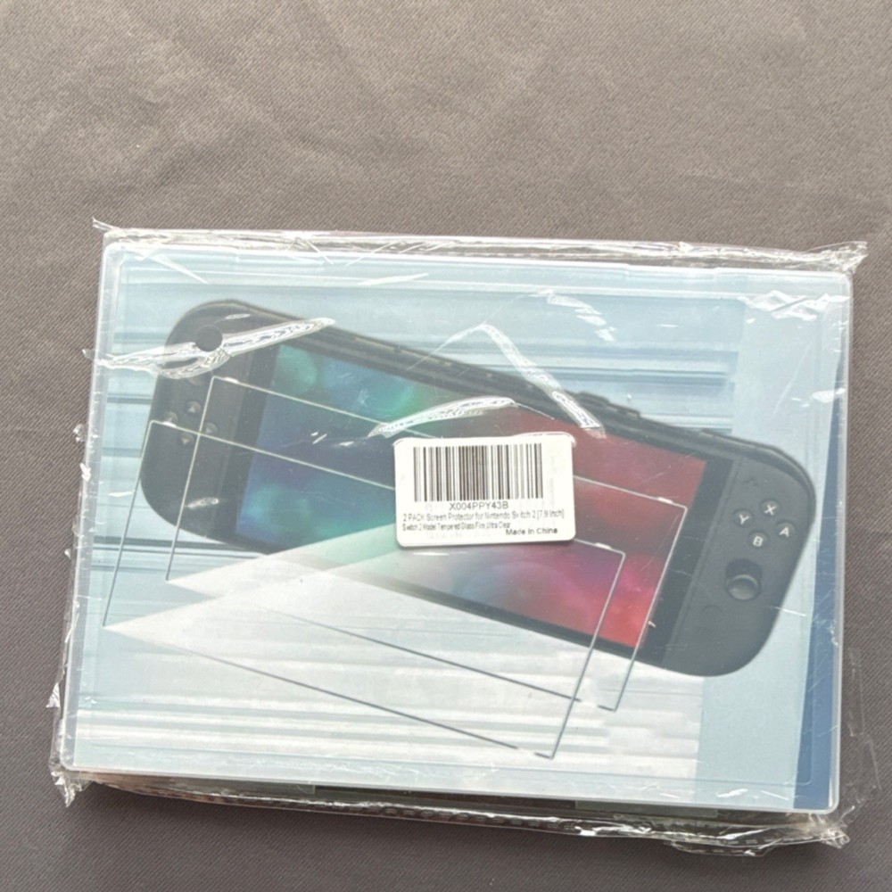 Glass Screen Protector for Nintendo Switch Console Clear Anti-Scratch