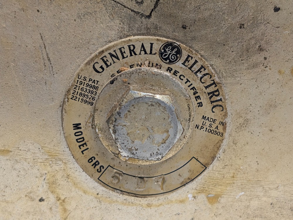 General Electric GE Selenium Rectifier Stack Model 6RS 5D7 Industrial Vintage