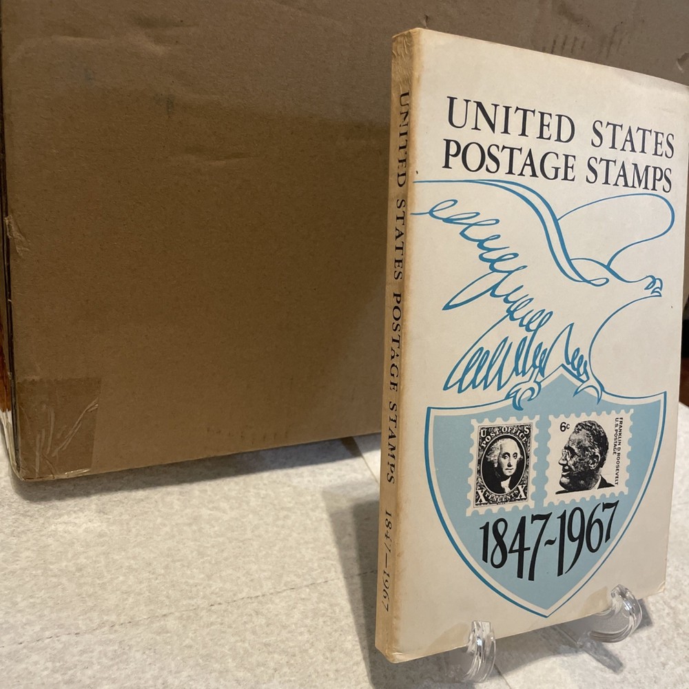 1847-1967 UNITED STATES POSTAGE STAMPS POST OFFICE POSTMASTER BOOK 276 PGS EX