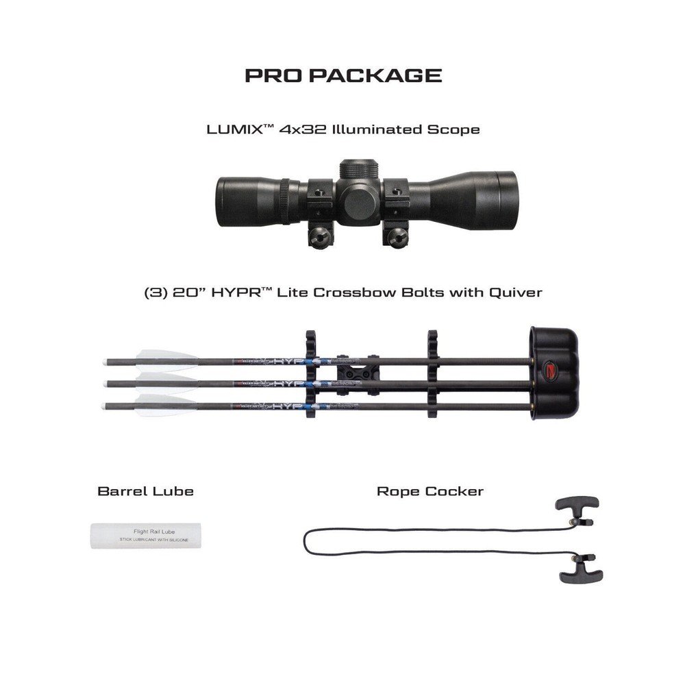 Killer Instinct Rival 410 Crossbow Package Lumix 4x32 Scope