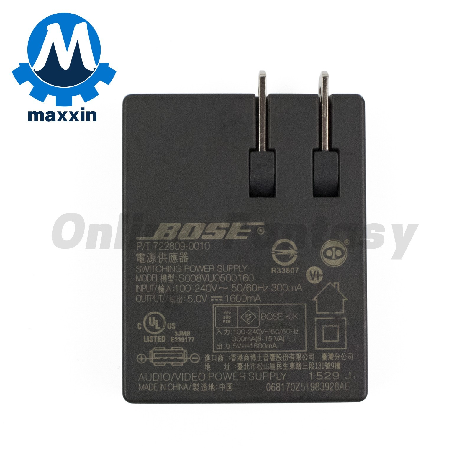 Bose Soundlink Mini II Speaker Power Adapter PSA05FH-050QBT1 USB Wall Charger