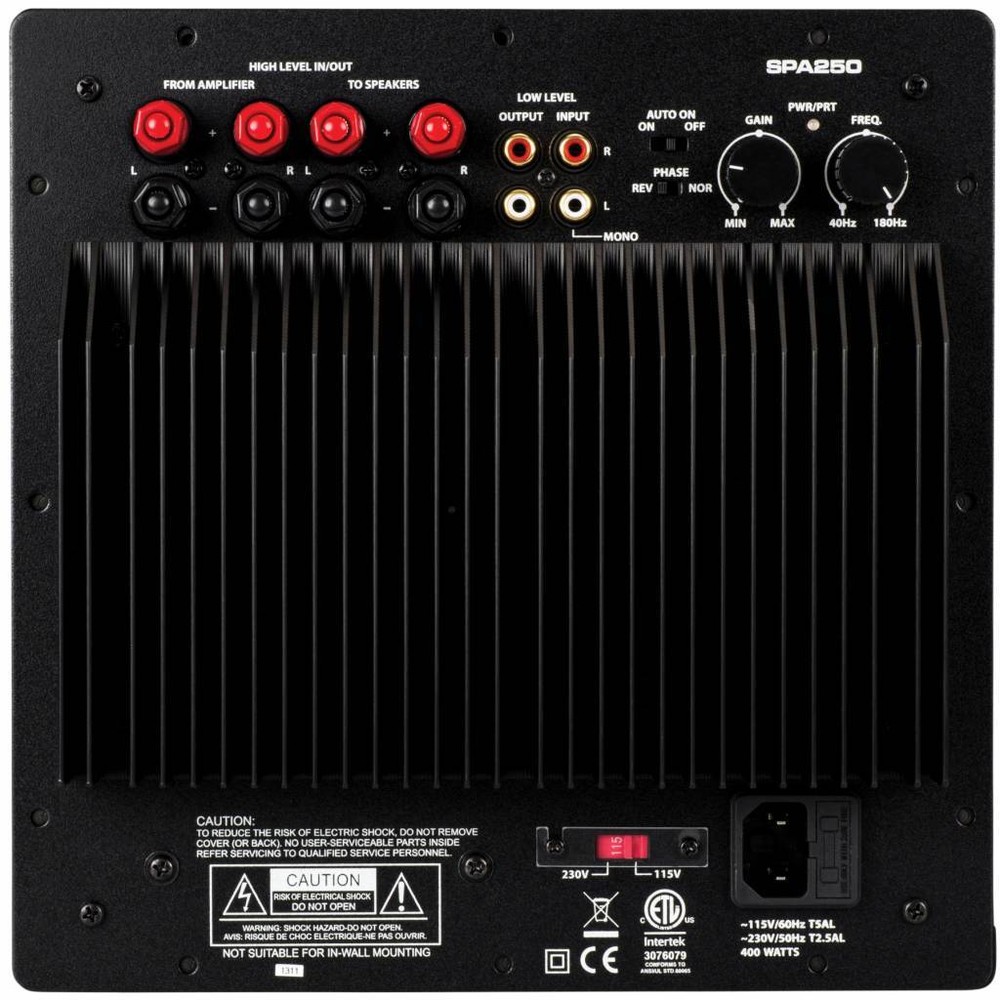 Dayton Audio SPA250 Subwoofer Plate Amplifier