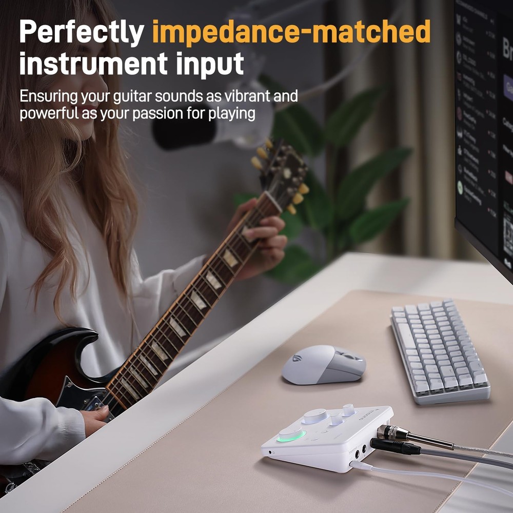 MAONO USB Audio Interface for PC: Interface with XLR Input 24-bit/192kHz Routing