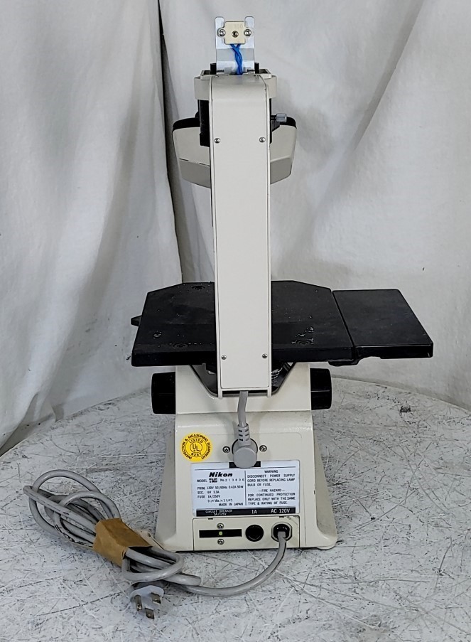 NIKON TMS 213836 Inverted Microscope/Phase Contrast SEE NOTES