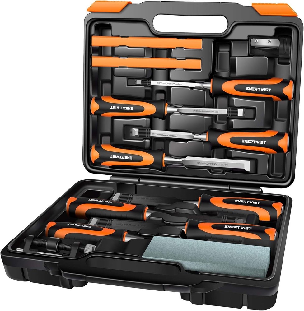 13pcs Wood Chisel Set, Premium Woodworking Chisel Sets