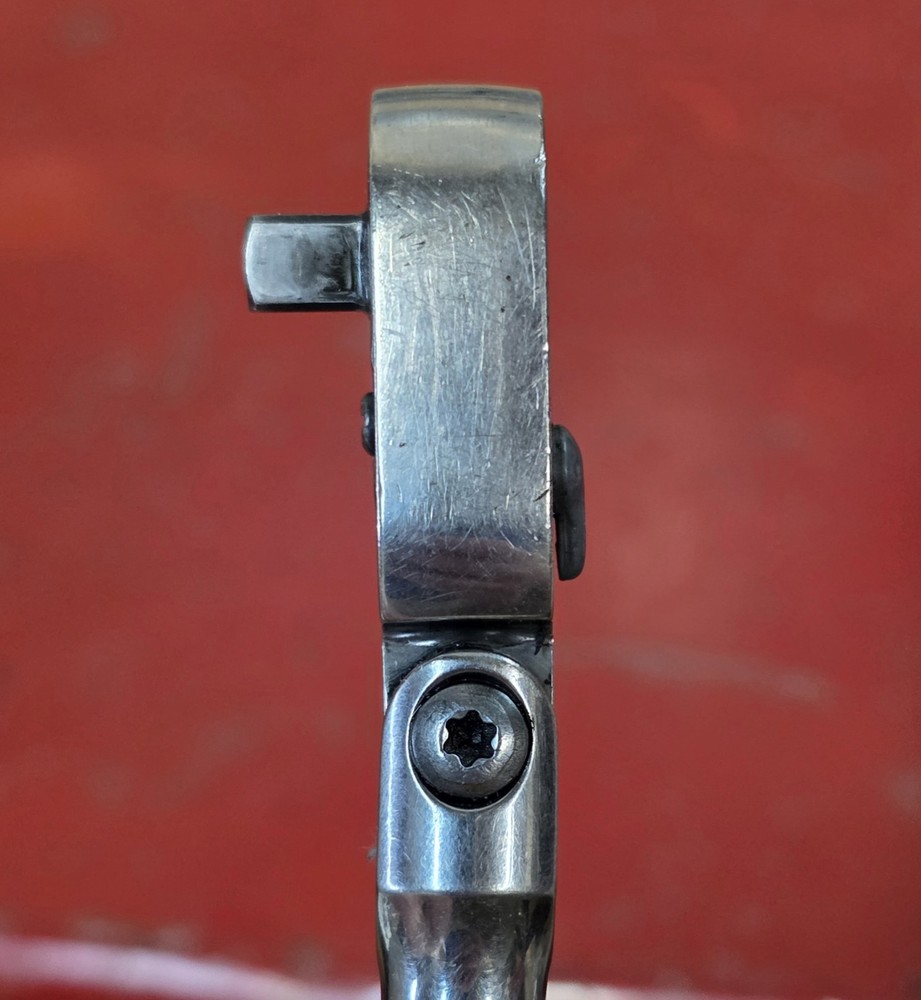 Snap-on 1/4" Dr Flex Head Red Soft Handle Ratchet THLF72