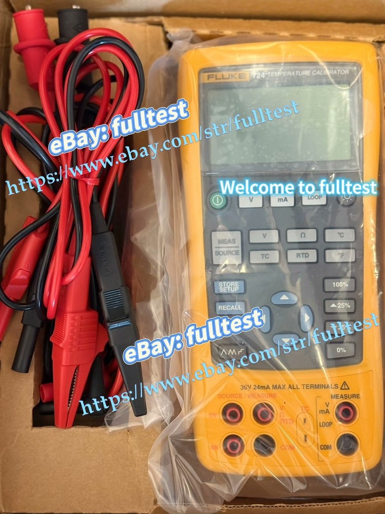 NEW Fluke 724 Documenting Multifunction Process Calibrator -fulltest
